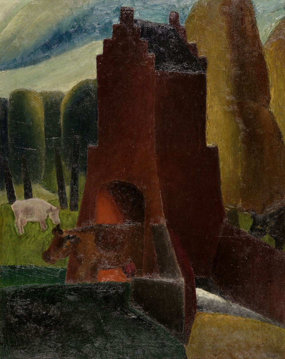Sint-Martens-Latem, Latemse School, Expressionism, Belgische Kunst, Frits Vanden Berghe, Ooidonk, Castle Pigeon gate
