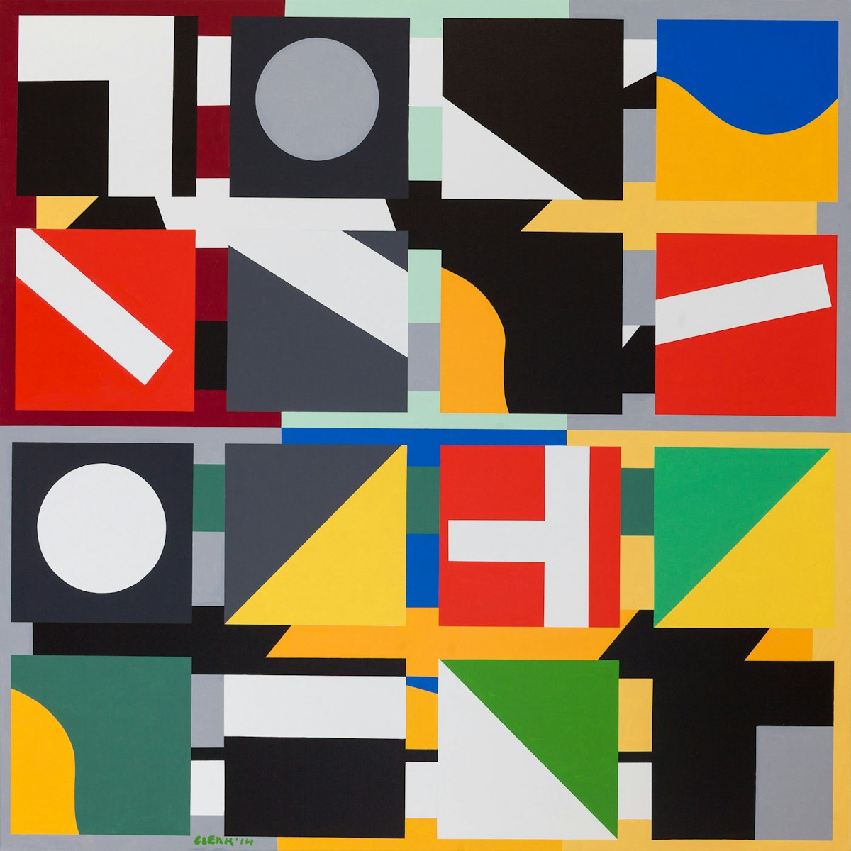 Pierre Clerk, American Art, abstract,